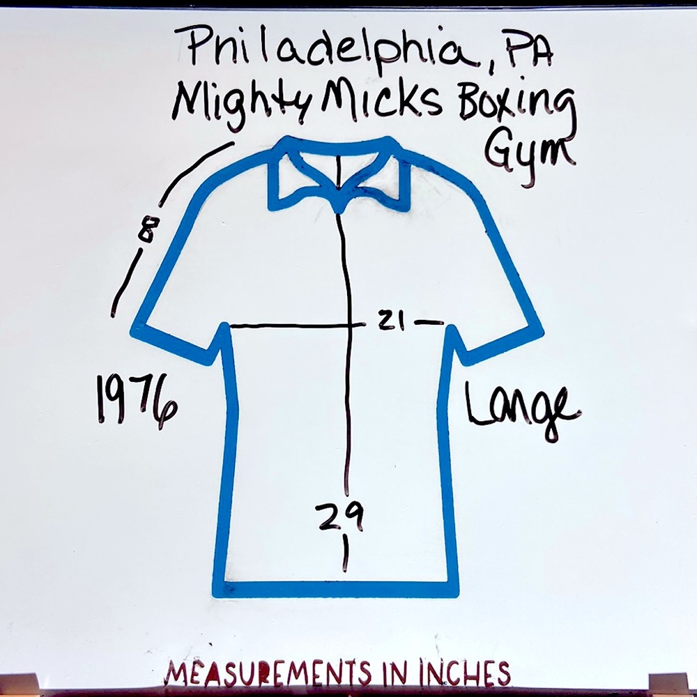 Mighty Mick’s Boxing Gym. Large. Ann Arbor T Shirt Co. Heather Gray. - Picture 5 of 6